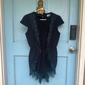 Lovecat Romper Navy Lace size Small